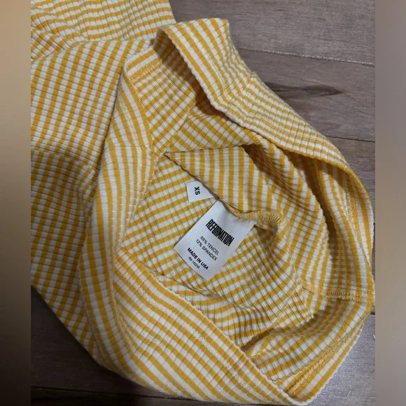 EUC Reformation Sunrise Cold Shoulder Shirt - Picture 8 of 8